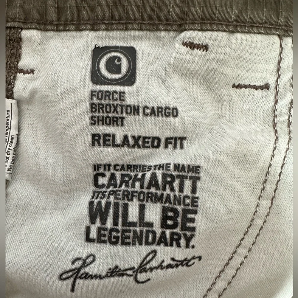 Carhartt Force Broxton Cargo Relaxed Fit Shorts Size 48